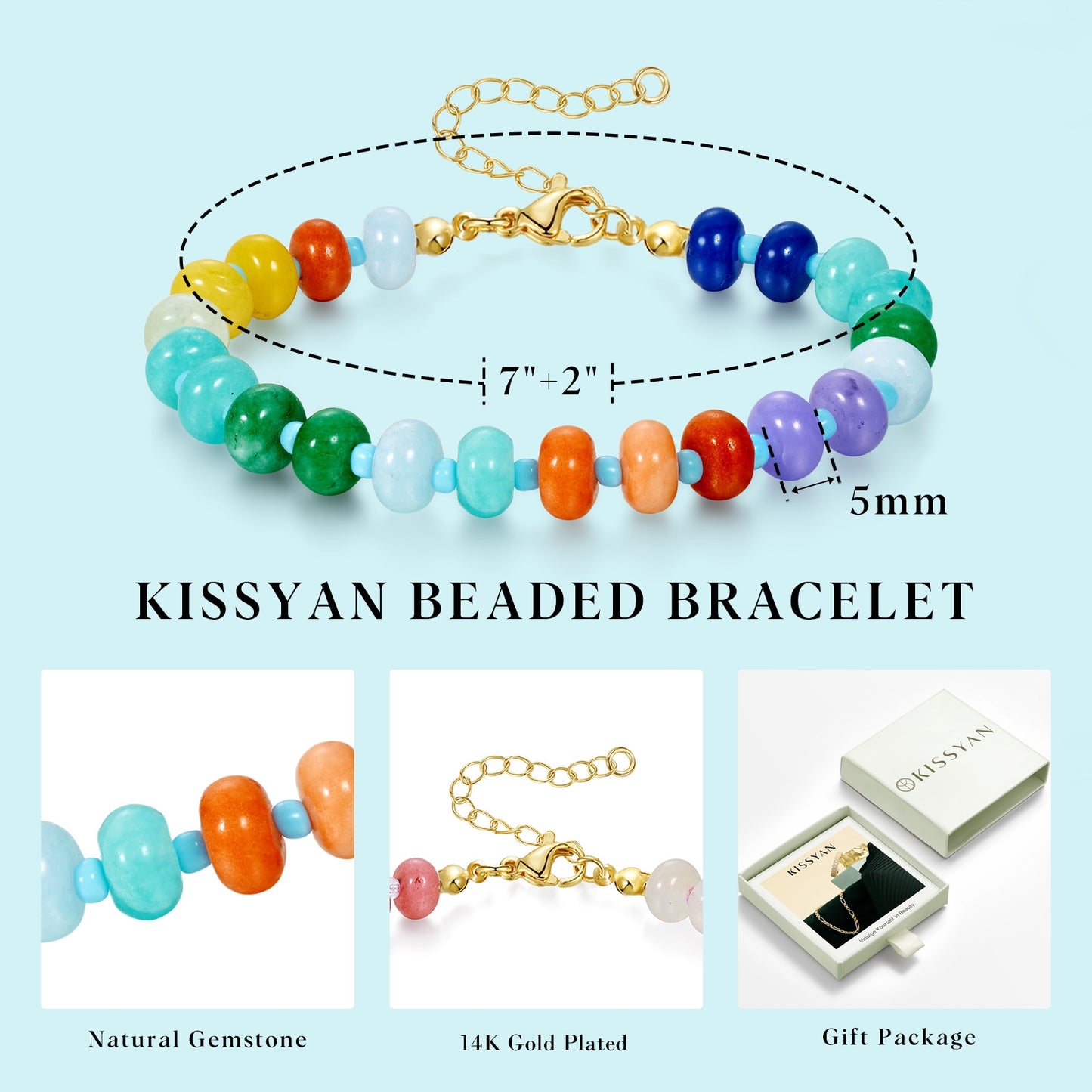 Colorful Beaded Boho Bracelets