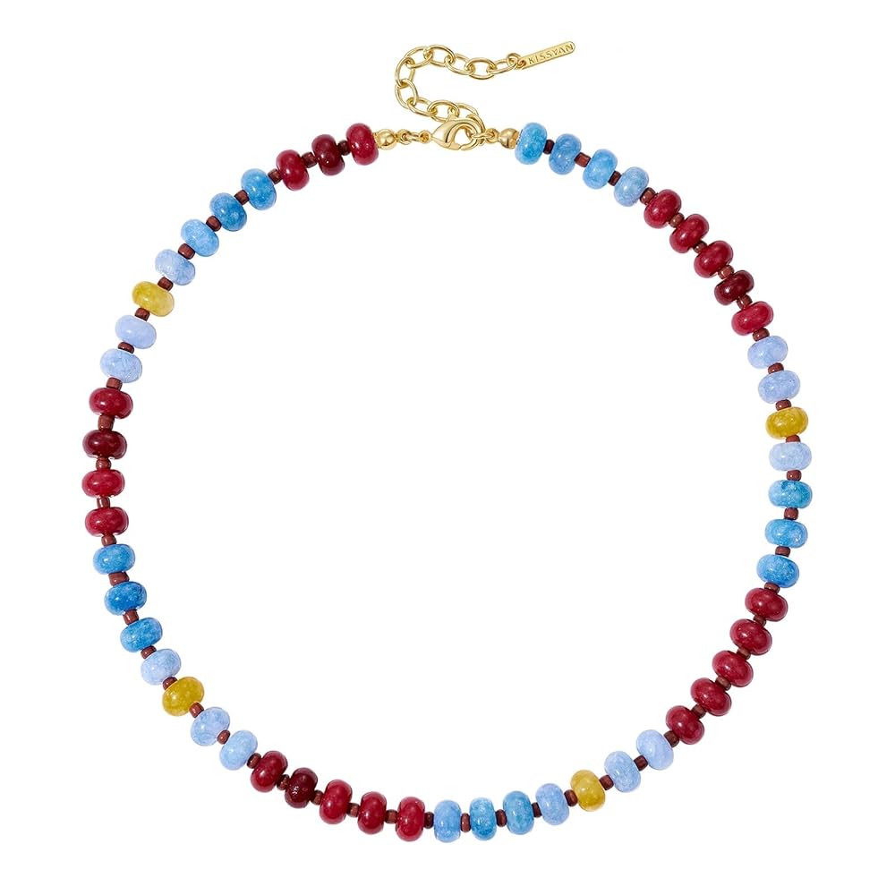 Boho Colorful Beaded Choker Necklace