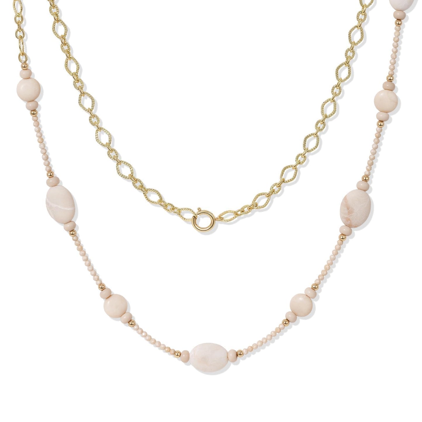 Boho Layered Beaded Long Necklace