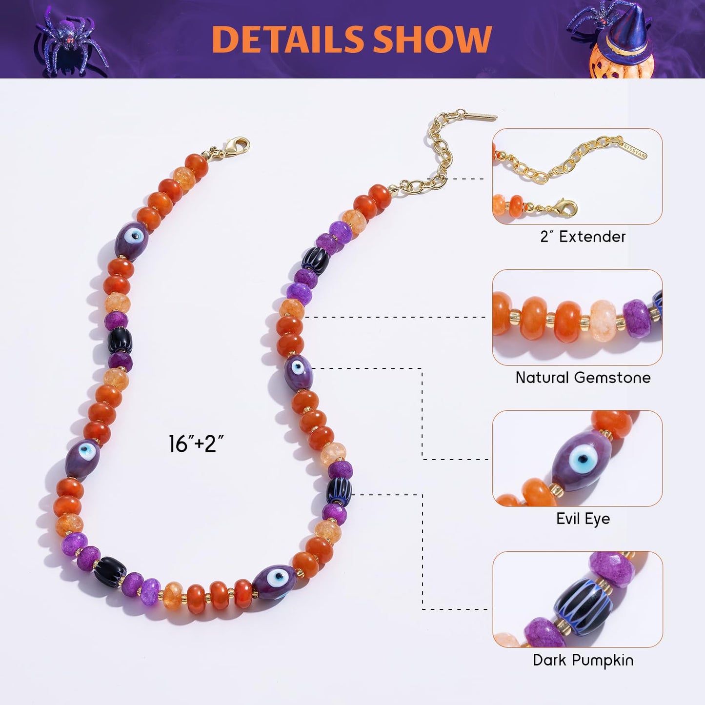 Halloween Beaded Necklaces