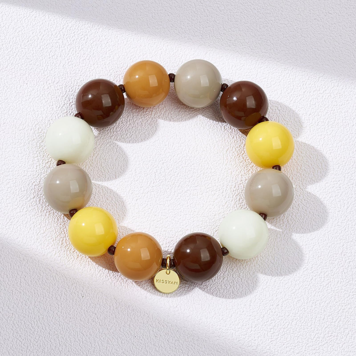 Chunky Opaque Resin Beaded Bracelets