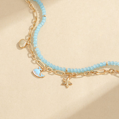 Adjustable Stackable Enamel Beaded Bracelets for Women