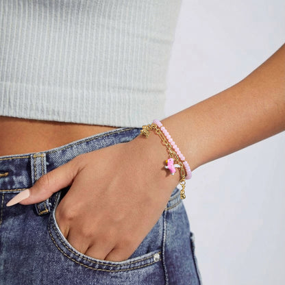 Adjustable Stackable Enamel Beaded Bracelets for Women