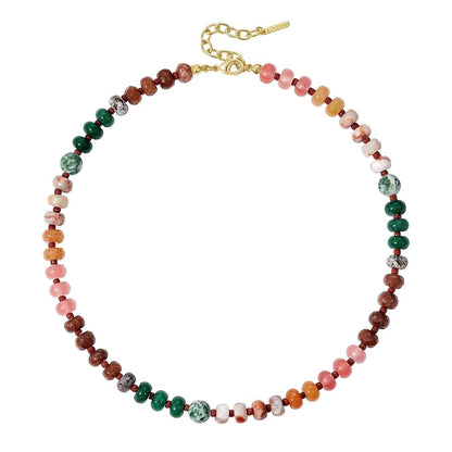 Boho Colorful Beaded Choker Necklace