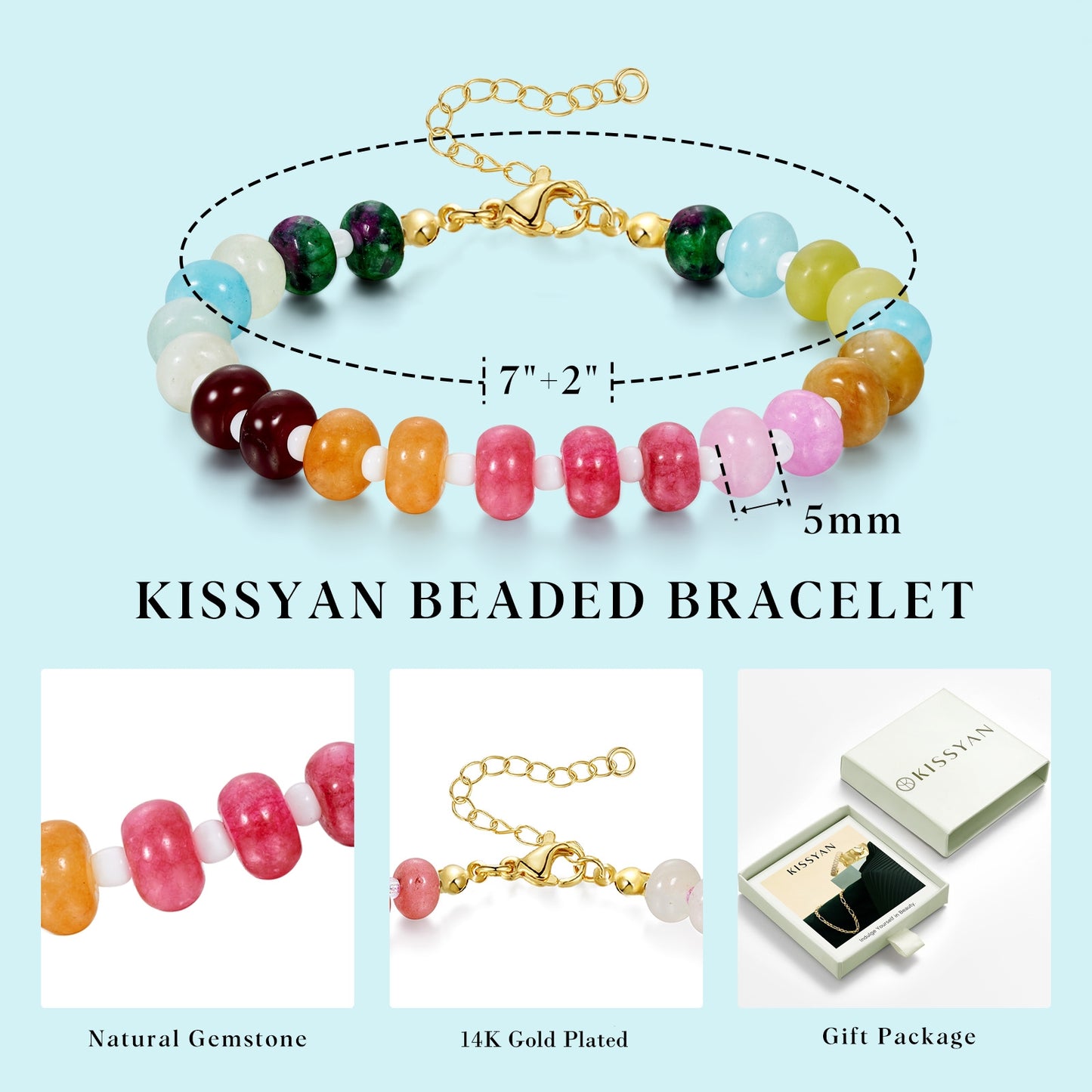 Colorful Beaded Boho Bracelets
