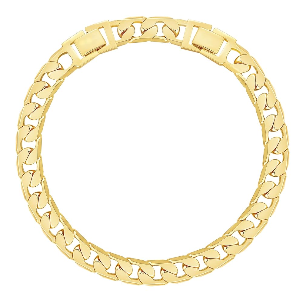 Gold Plated Cuban Anklet Bracelets