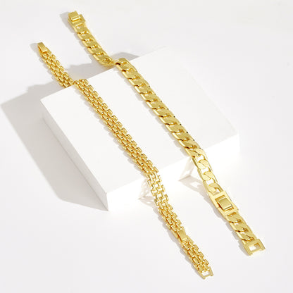 KissYan Gold Ankle Bracelets for Women,Chunky Cuban Link Chain Summer Beach Foot Jewelry