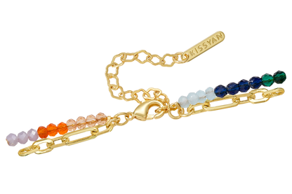 Adjustable Stackable Enamel Beaded Bracelets for Women