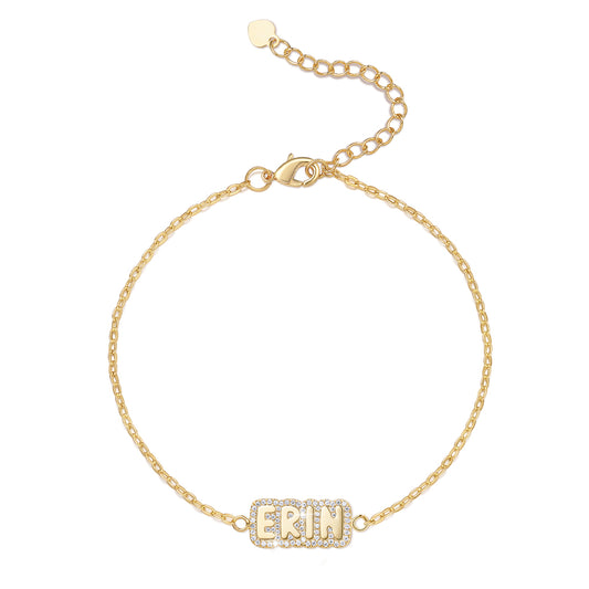 Customed Bubble Name Bracelet