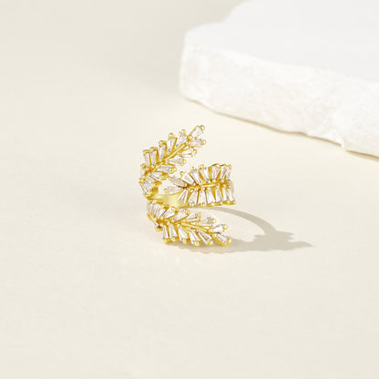 Adjustable Statement Irregular Geometric Chunky Finger Rings-Cocktail