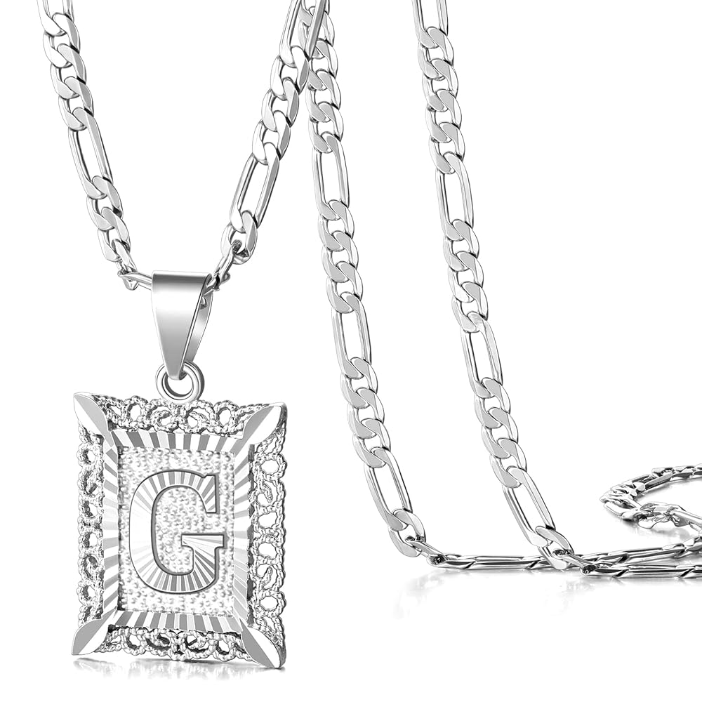 14K Gold Plated Initial Pendant Necklace