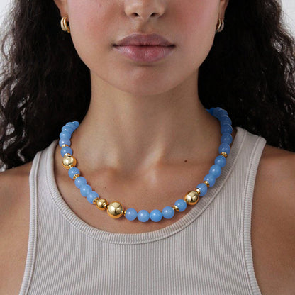 Necklaces Plated Natural Beach Choker