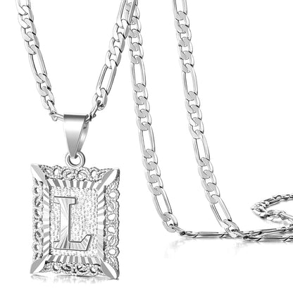 14K Gold Plated Initial Pendant Necklace