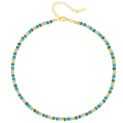 Boho Amazonite Bead Necklace