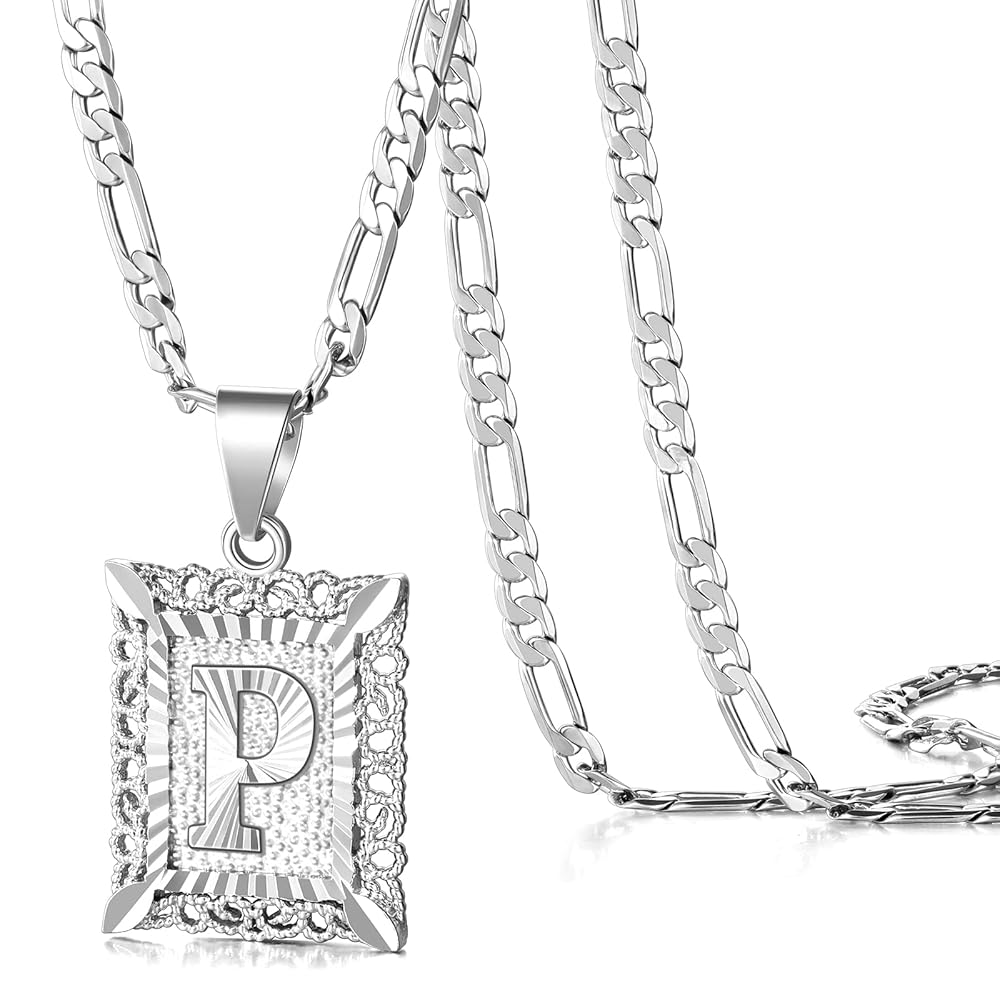 14K Gold Plated Initial Pendant Necklace
