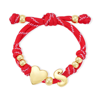 Initial Rope Bracelet