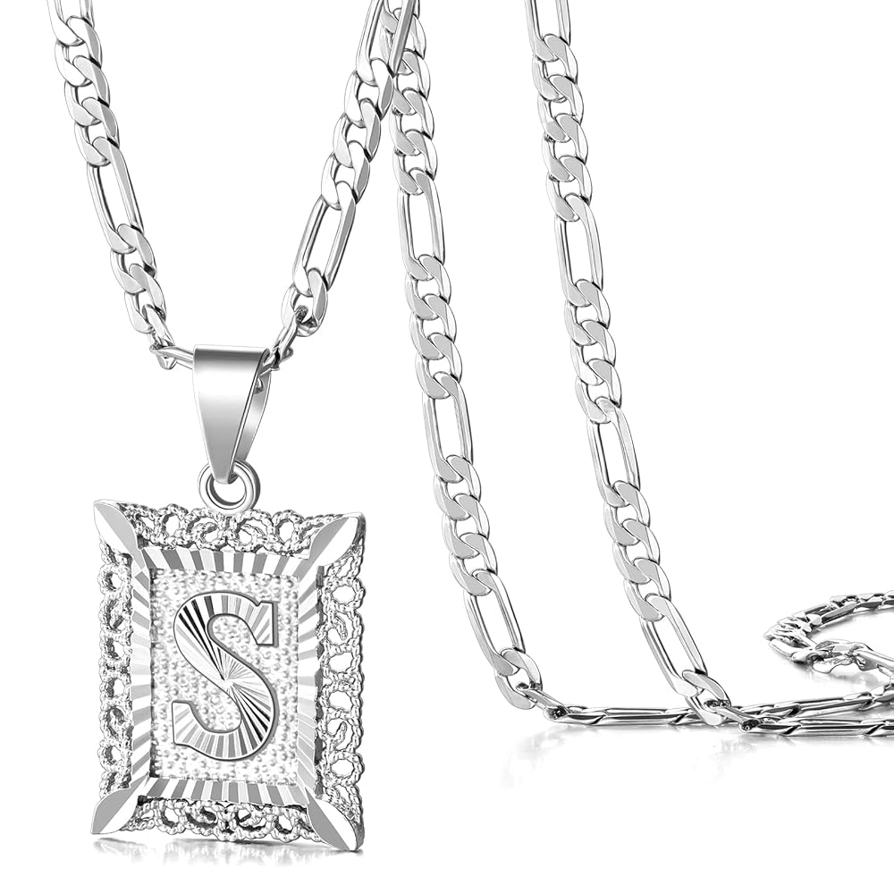 14K Gold Plated Initial Pendant Necklace