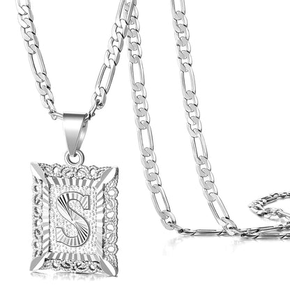 14K Gold Plated Initial Pendant Necklace