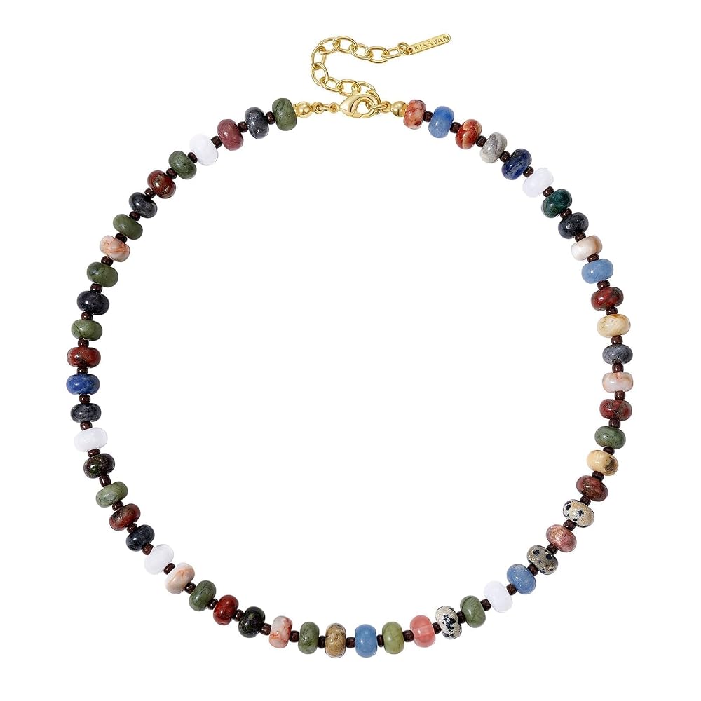 Boho Colorful Beaded Choker Necklace