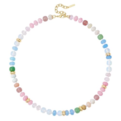 Boho Colorful Beaded Choker Necklace