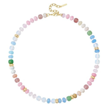 Boho Colorful Beaded Choker Necklace
