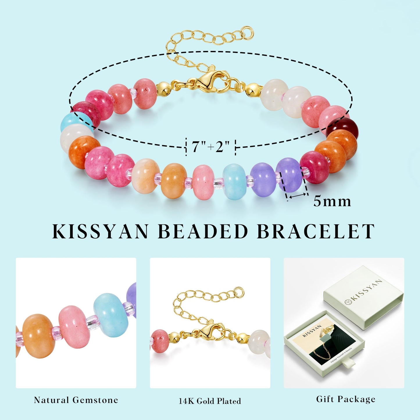 Colorful Beaded Boho Bracelets