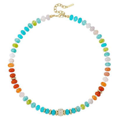 Boho Colorful Beaded Choker Necklace