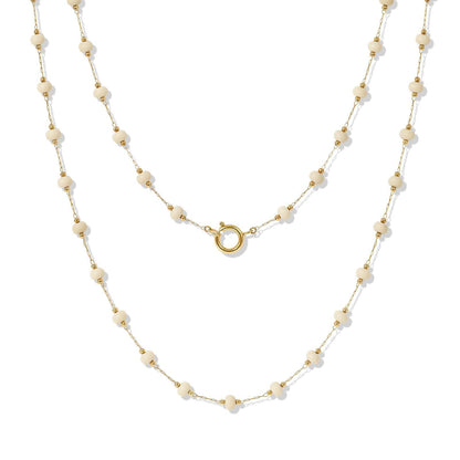 Boho Layered Beaded Long Necklace