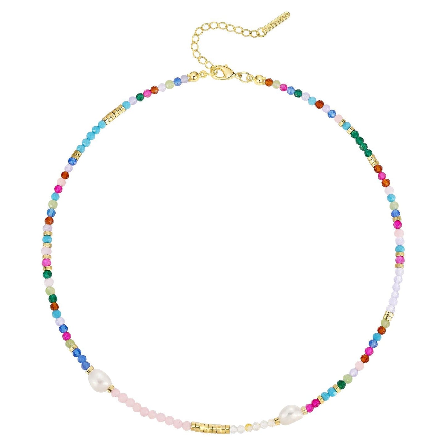 Colorful Beaded Choker Necklace