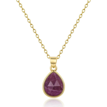Teardrop Pendant Necklace