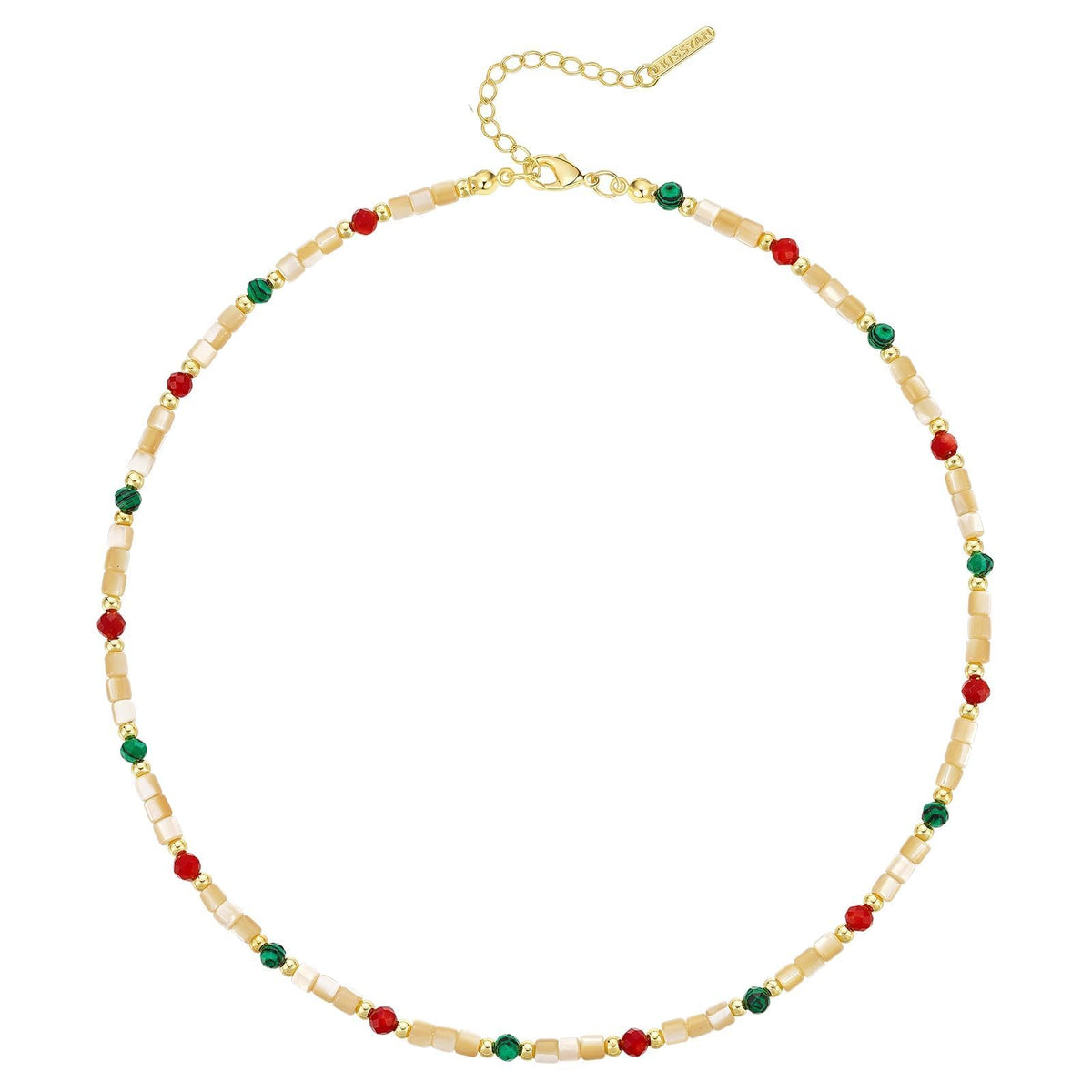 Colorful Beaded Choker Necklace