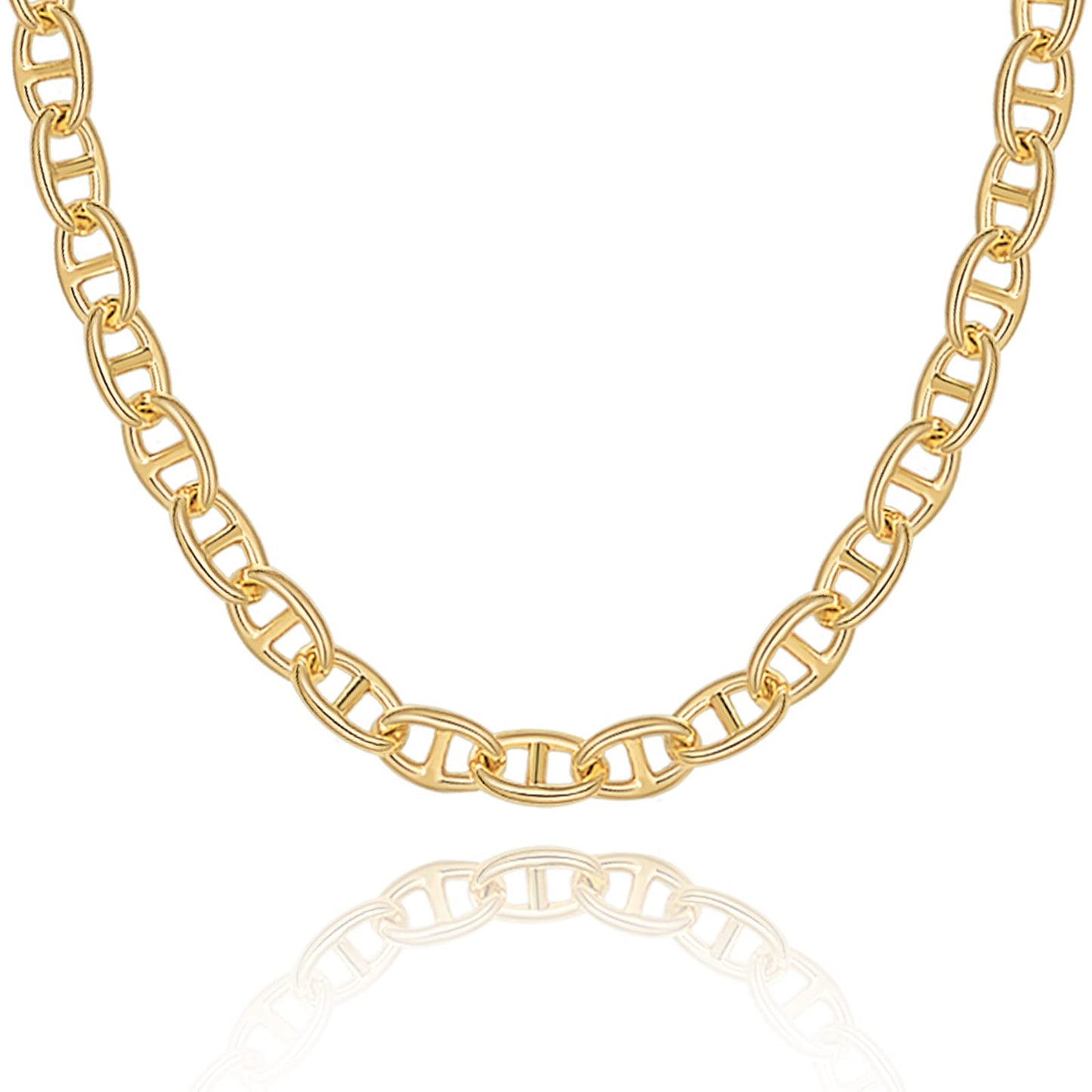 Gold Necklace for Women, Chunky Chain Choker