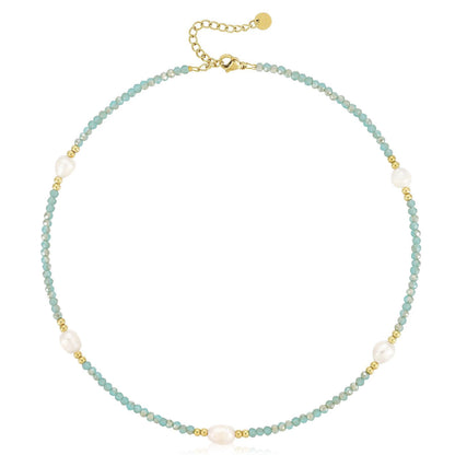 Colorful Beaded Choker Necklace