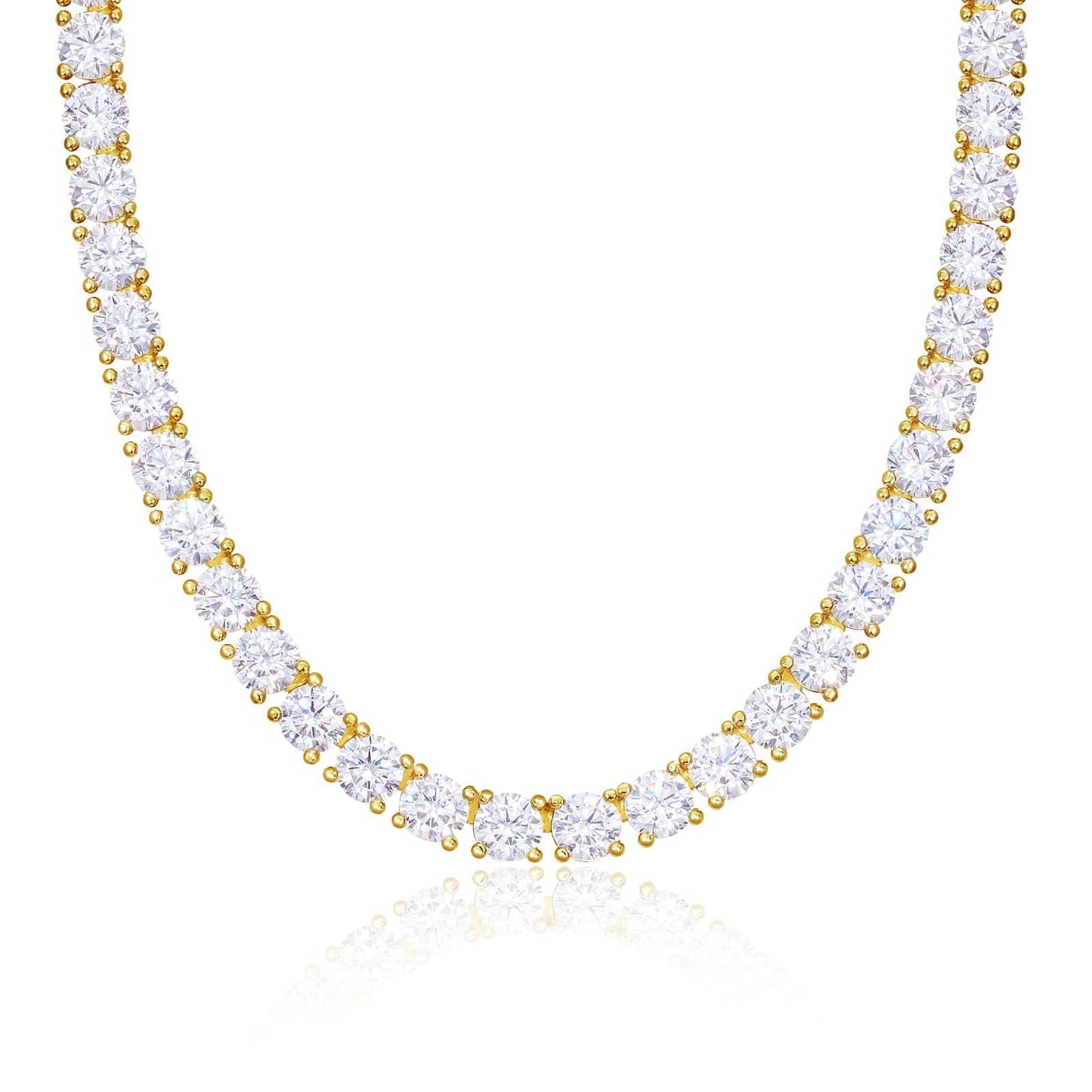 Tennis Rhinestone Necklaces