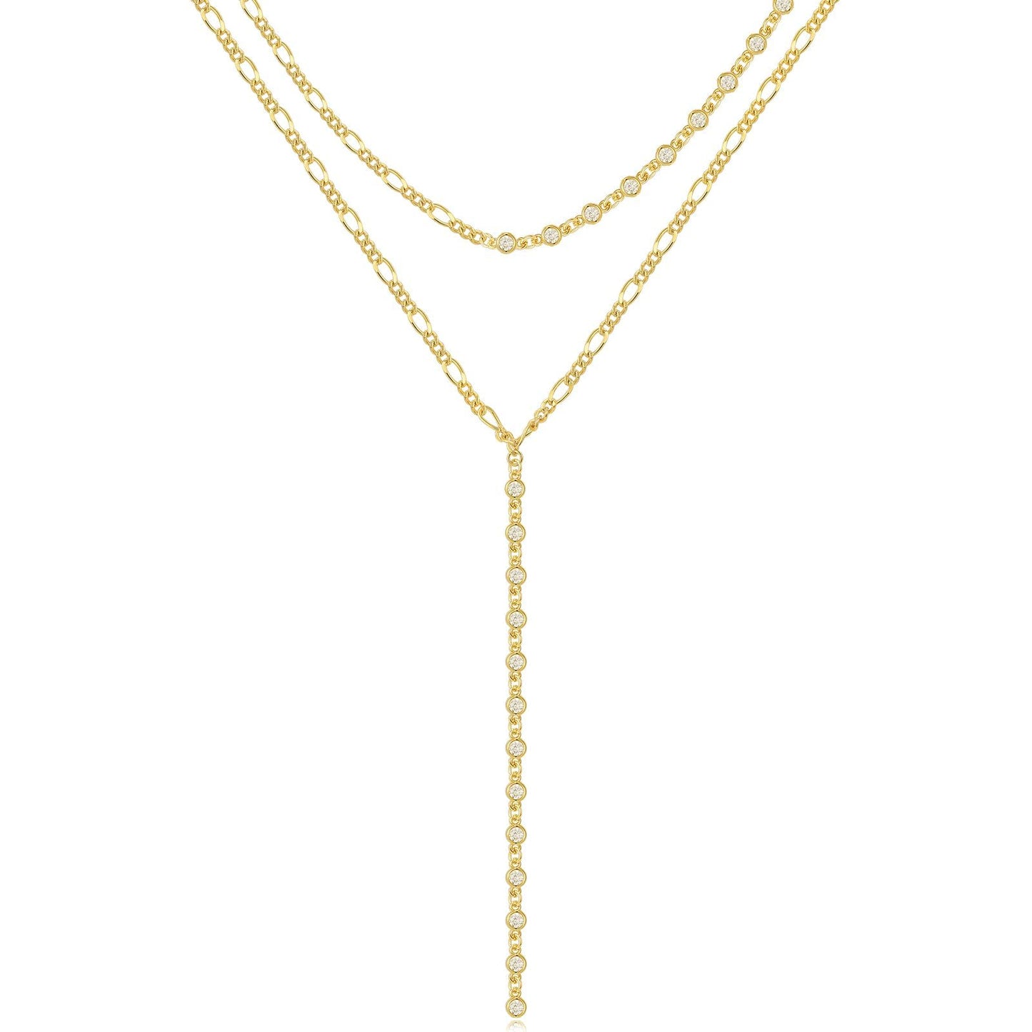Gold Lariat Necklace