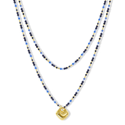 Boho Layered Beaded Long Necklace