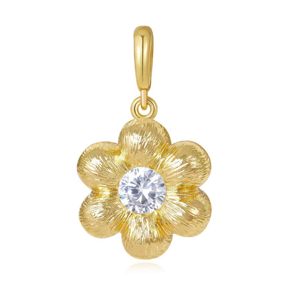 Gold Plated Four Leaf Clover Charm
