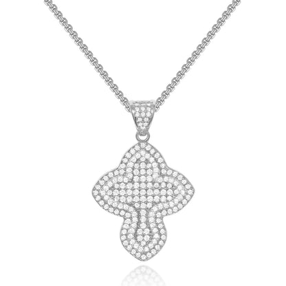 Bubble Cross Necklace