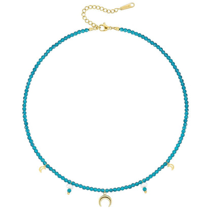 Colorful Beaded Choker Necklace