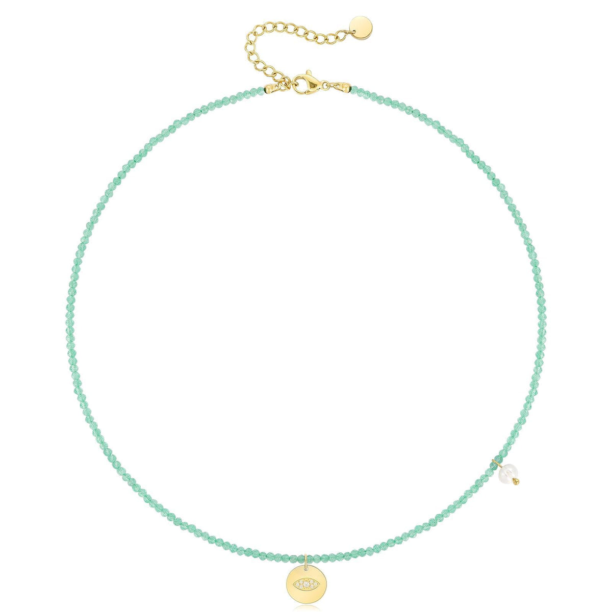 Colorful Beaded Choker Necklace