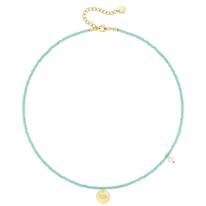 Colorful Beaded Choker Necklace