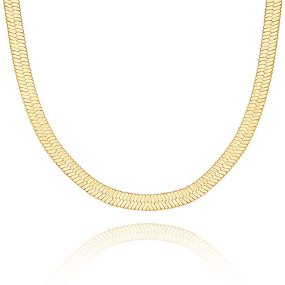 Gold Necklace for Women, Chunky Chain Choker