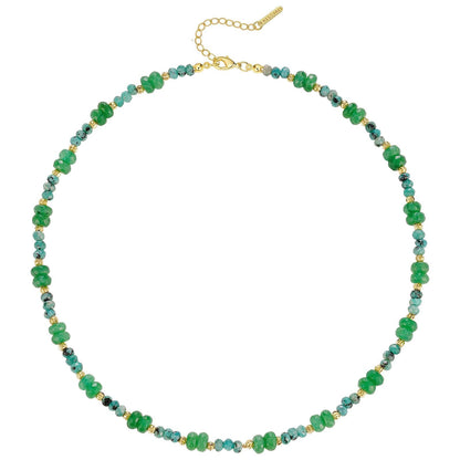 Colorful Beaded Choker Necklace