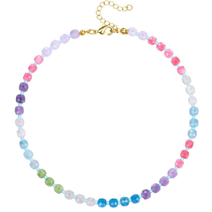 Colorful Summer Beach Beaded Necklaces