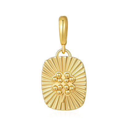Gold Plated Four Leaf Clover Charm