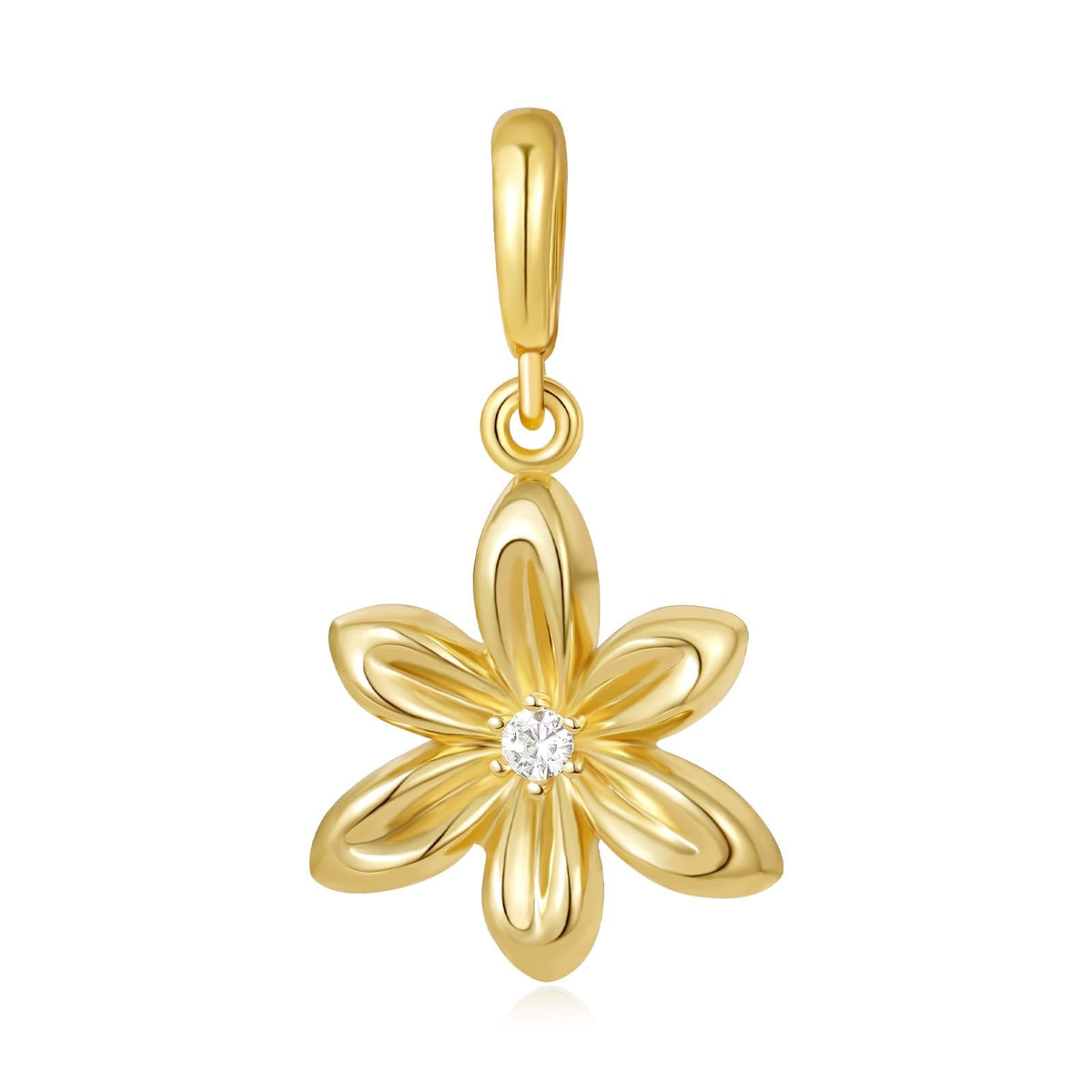 Gold Plated Four Leaf Clover Charm