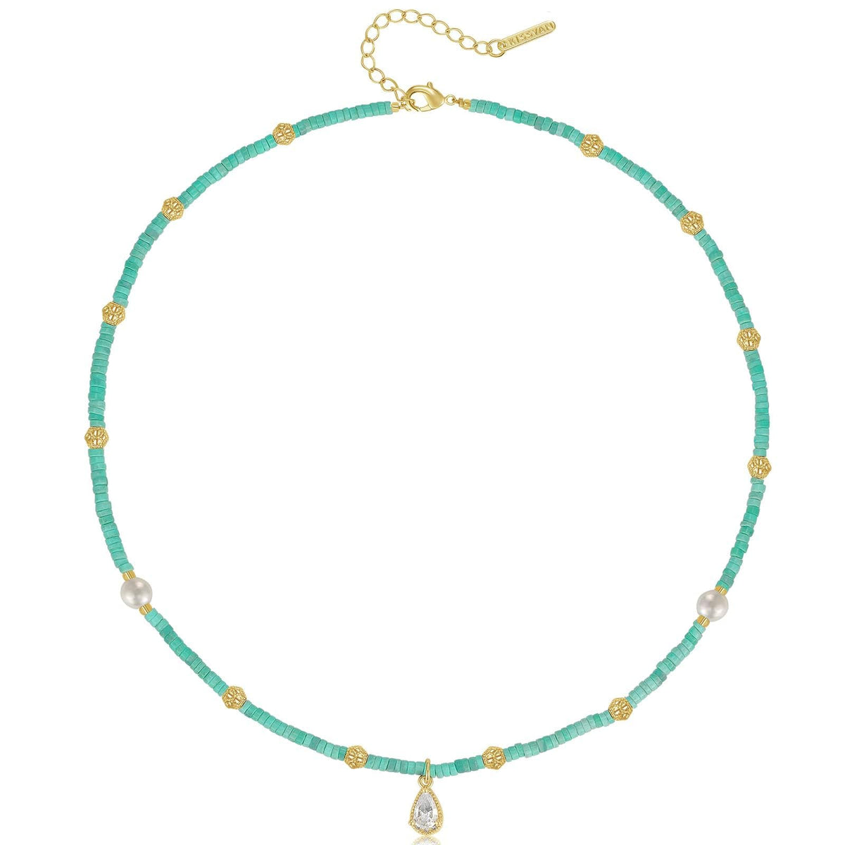 Colorful Beaded Choker Necklace for Women