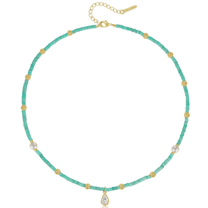 Colorful Beaded Choker Necklace for Women