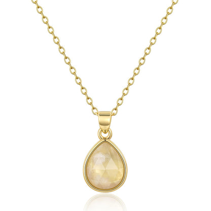 Teardrop Pendant Necklace