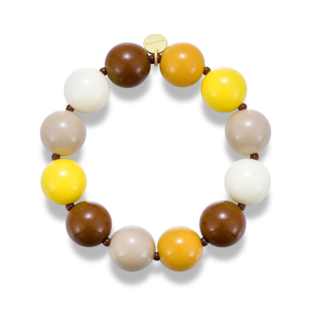 Chunky Opaque Resin Beaded Bracelets